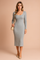 Britney | Elegant Fitted Midi Dress 0